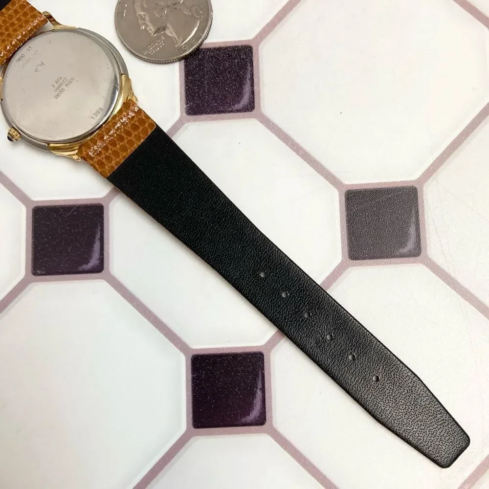Vintage Favre-Leuba Geneve Swiss Made Diamond Accent Men's / Unisex Dress Watch